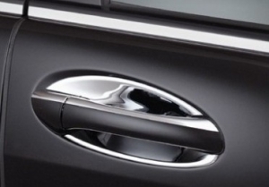 COQUILLES DE POIGNEES DE PORTES CHROMEES(AVANT+ARRIERE) MERCEDES CLASSE A W169(2004/2012),MERCEDES CLASSE B W245(2005/2011),MERCEDES CLASSE M W164(2005/2011),MERCEDES CLASSE R W251(2005/2013),MERCEDES GLK X204(2008/2012)