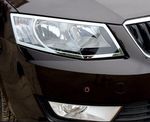 ENJOLIVEURS DE CONTOURS DE PHARES CHROMES SKODA OCTAVIA 5E (2013/2020)