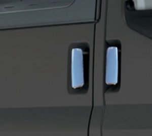 ENJOLIVEURS DE POIGNEES DE PORTES CHROMES(2,3,4 OU 5 PORTES ) FORD TRANSIT (2003/2006)