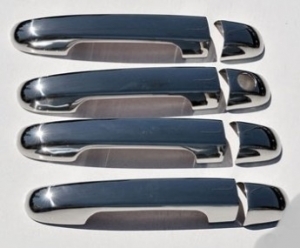 ENJOLIVEURS DE POIGNEES DE PORTES CHROMES(AVANT+ARRIERE) HYUNDAI I 30 (2007/2012)