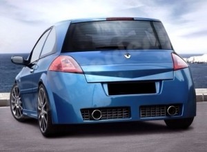 PARE CHOC ARRIERE RENAULT MEGANE II PHASE 1 "VEGA" (2002/2005)