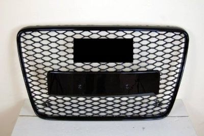 CALANDRE AUDI Q7 LOOK RSQ7 AVEC CONTOUR BLACK POUR AUDI Q7 4L PHASE 1 (2005/2009)