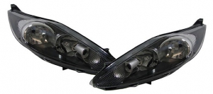 PHARES CRISTAL BLACK FORD FIESTA MK7 PHASE 1 AMBIENTE OU TREND BLACK EDITION (2008/10-2012)