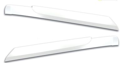 PAUPIERES DE PHARES POUR VW CRAFTER II WHITE FINISH (2017+)