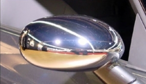 COQUES DE RETROS CHROMEES CHRYSLER CROSSFIRE (2004/2007)