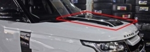 BOSSAGE DE CAPOT EN CARBONE POUR RANGE ROVER L494 (2013+)