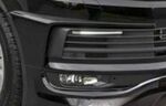 SPLITTERS DE PARE CHOC AVANT VW BUS T6 STANDARD "PIANO BLACK FINISH" (2015/05-2019)