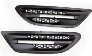 JEU D'INSERTS D AILES BLACK MAT POUR BMW M5 F10 (2010/2017)