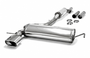 LIGNE COMPLETE D ECHAPPEMENT EN INOX TYPE GROUPE A VW GOLF IV V6 4 MOTION 204CV (DIAMETRE 63,5mm HOMOLOGUEE ABE ALLEMAGNE)