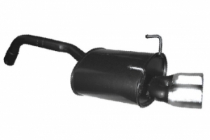 SILENCIEUX ARRIERE ACIER/INOX FIAT 500 1.2/1.4/1.3MULTIJET (2007/2015)