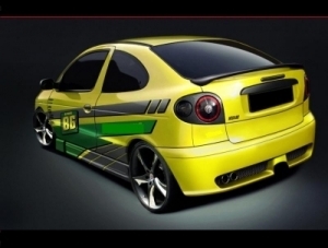 PARE CHOC ARRIERE MEGANE COUPE TYPE ST STYLE V2 (1996/2002)