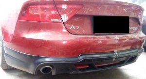 LAME DE PARE CHOC ARRIERE EN PU RIM AUDI A7 SPORTBACK STANDARD PHASE 1 (2011/09-2014)