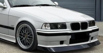 LAME DE PARE CHOC AVANT BMW E36 PACK M ST LINE  FAT STYLE PIANO BLACK (1992/1998)