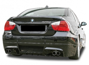 LAME DE PARE CHOC ARRIERE TYPE DIFFUSEUR BMW E90/E91 PHASE 1 DUPLEX STANDARD CS STYLE (2005/08-2008)