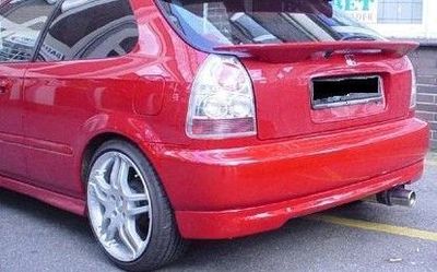 LAME DE PARE CHOC ARRIERE HONDA CIVIC VI HATCHBACK PHASE 1 ST LINE (08-1995/1999)