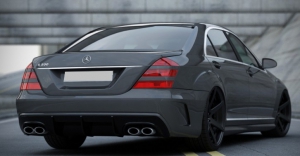 PARE CHOC ARRIERE MERCEDES CLASSE S W221 LOOK CLASSE C W205 STYLE (2005/2013)