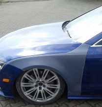 JEU D'AILES AVANT ADAPTABLES AUDI A7 4G +3cm de large par coté (2010/2018)