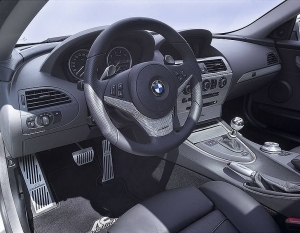 KIT DE REVETEMENT INTERIEUR BMW SERIE 6 ACS EN VERITABLE CARBONE TITAN EXCLUSIF (2003/2010)