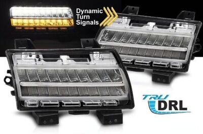ECLAIRAGE DE JOUR A LEDS AVEC CLIGNOTANTS DTS - DYNAMIC TURN SIGNAL - JEEP WRANGLER JL (2018/2023)