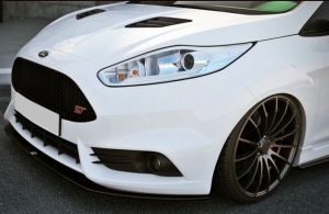 Lame Pare-chocs Avant Pour Ford Fiesta ST MK7 (2012-2017) - Garniture Décorative ABS Noir Brillant - Style Sportif Et Protection - 1