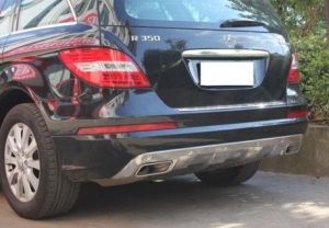 PLAQUE DE PROTECTION ARRIERE INOX MERCEDES CLASSE R 251 (2010/2017)