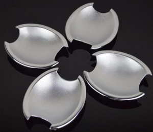 COQUILLES DE POIGNEES DE PORTES CHROMES(AVANT+ARRIERE) NISSAN QASHQAI J10 (2007/2013)