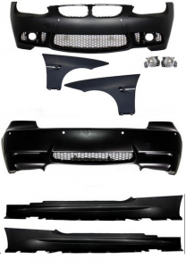 KIT CARROSSERIE COMPLET + AILES AVANT BMW E92/E93 COUPE PHASE 1 LOOK M3 (2006/01-2010)