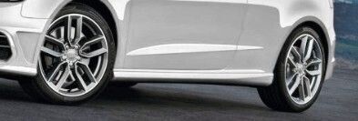 JEU DE BAS DE CAISSE (RAJOUTS EN ABS) AUDI A3 8V 3 PORTES OU SPORTBACK ING PHASE 1 (2012/2017)