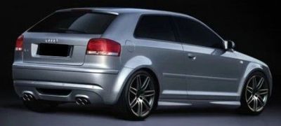 RAJOUT DE PARE CHOC ARRIERE AUDI A3 8P 3 PORTES PHASE 1 ST LINE (2003/05-2008)
