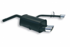 SILENCIEUX ARRIERE ACIER/INOX ALFA ROMEO COUPE GT TYPE DTM 148X76mm (2004/2011)