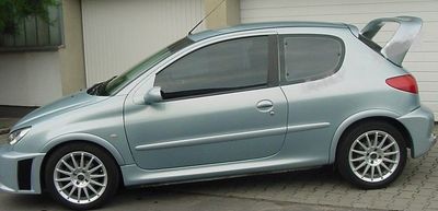 AILERON DE COFFRE TYPE WRC PEUGEOT 206 (1998/2007)