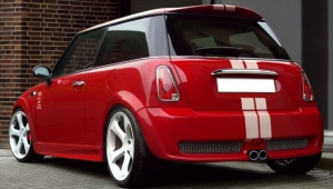 PARE CHOC ARRIERE BMW MINI ONE,ONE D OU COOPER R50/R52 ST STYLE (2001/2006)