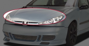 RAJOUT DE CAPOT A SOUDER PEUGEOT 206 CS (1998/2009)