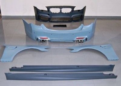 KIT CARROSSERIE COMPLET BMW SERIE 5 F10 LOOK M5 EUROLINE AVEC AILES AVANT LOOK M5 (2010/07-2013)
