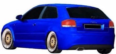 PARE CHOC ARRIERE AUDI A3 8P 3 PORTES SPORTLOOK SPTG (2003/2012)