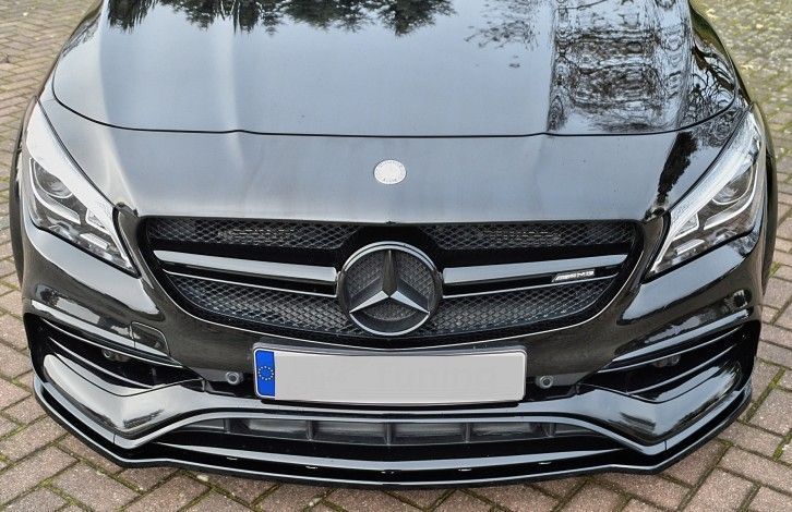 Front Bumper Spoiler Lip Kit For Benz A Class W176 A200 A45 AMG 2015-2018 Black Front Bumper Spoiler Lip Kit For Benz A Class W176 A200 A45 AMG 2015-2018 Black