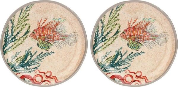 2 ASSIETTES DESSERT SEALIFE