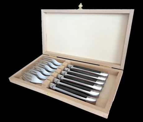 6 FOURCHETTES DE TABLE LAGUIOLE