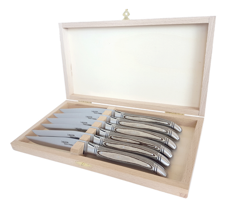 6 COUTEAUX DE TABLE LAGUIOLE