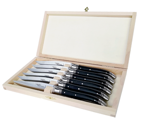 6 COUTEAUX DE TABLE LAGUIOLE