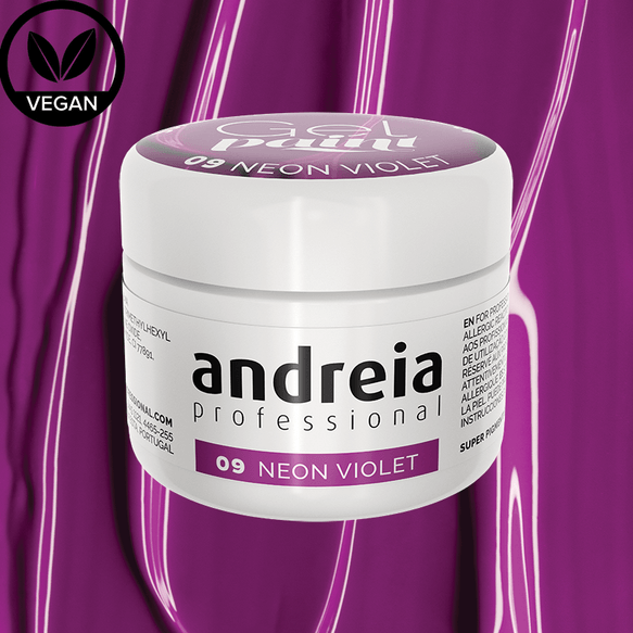 Gel Paint Neon Violet (Fluo) N° 09