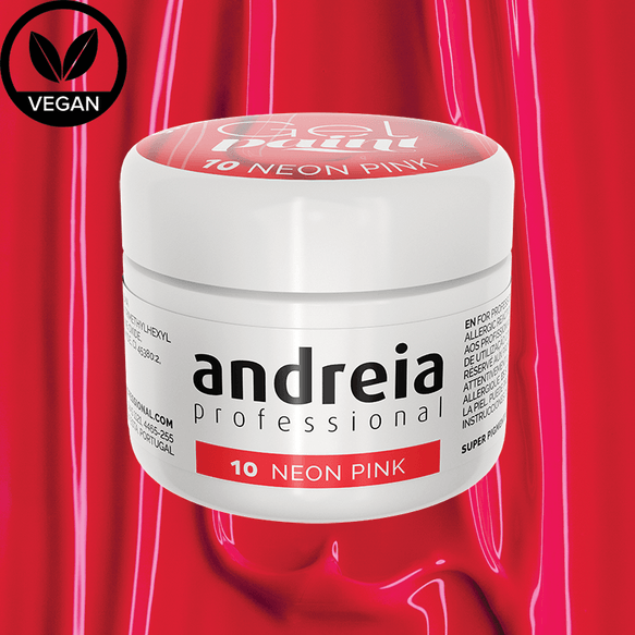 Gel Paint Neon Pink (Fluo) N° 10