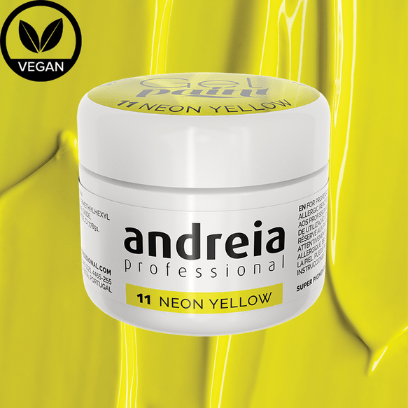 Gel Paint Neon Yellow (Fluo) N° 11