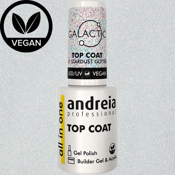 Gel Polish Top Coat Stardust Glitter Galactic