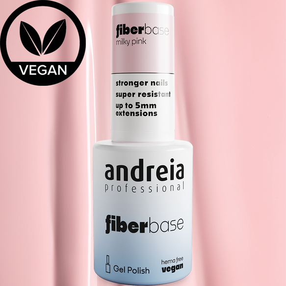 Gel Polish FiberBase Milky Pink