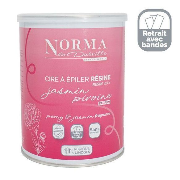 Cire en pot rose Jasmin Pivoine