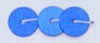 FLAT 5MM METALLIC SATIN  BLUE SHADE 2031