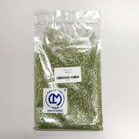 GLITTER LIGHT GREEN 2049 SEQUIN