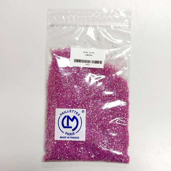 PAILLETTES POINT IRISÉ PARME MOYEN