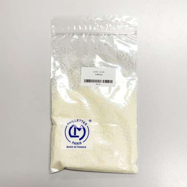 GLITTER ORIENTAL IVORY 5001 SEQUIN